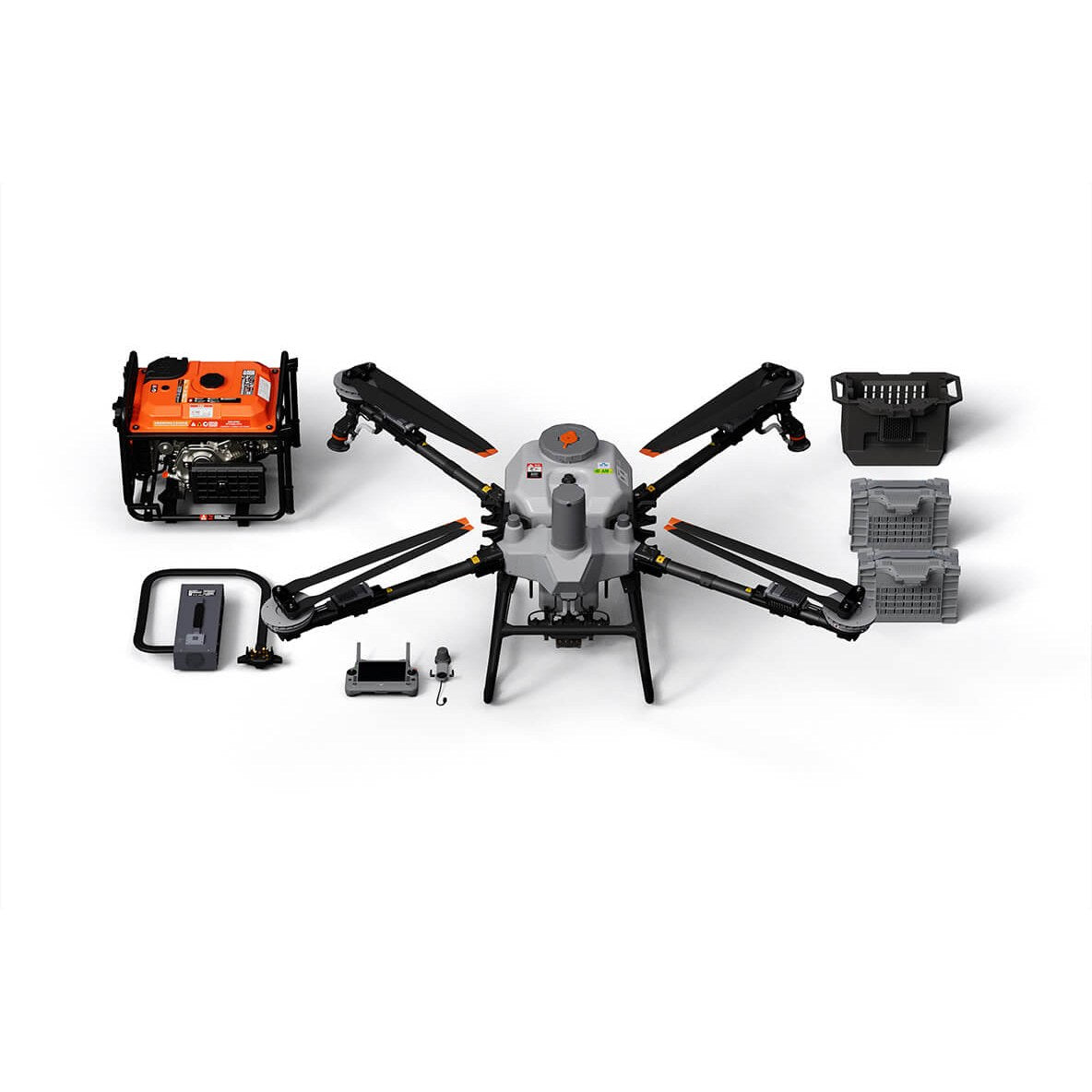 DJI Agras T55 com os itens do kit