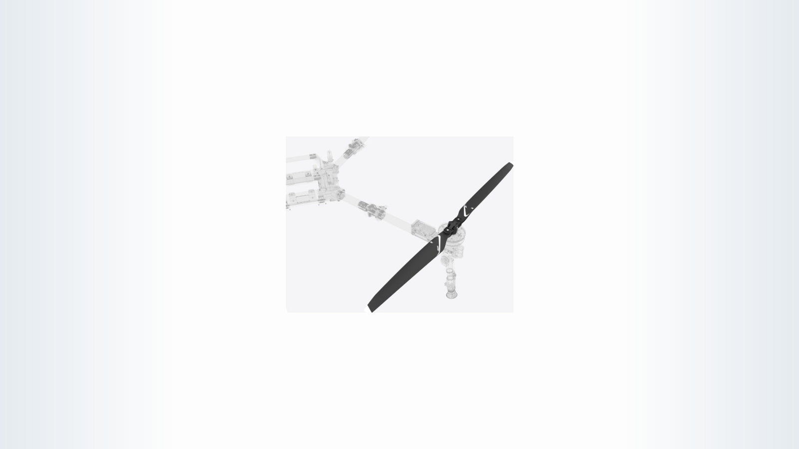 Estrutura e braços do drone agrícola XAG P150