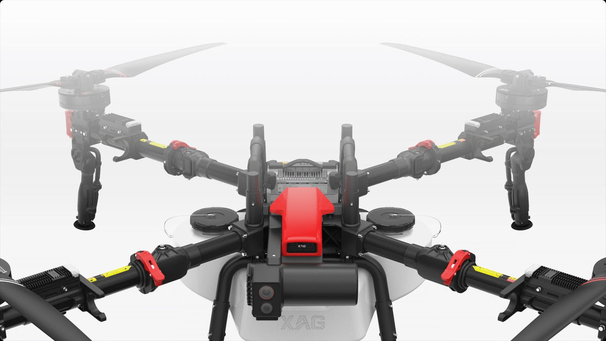 Estrutura e braços do drone agrícola XAG P60